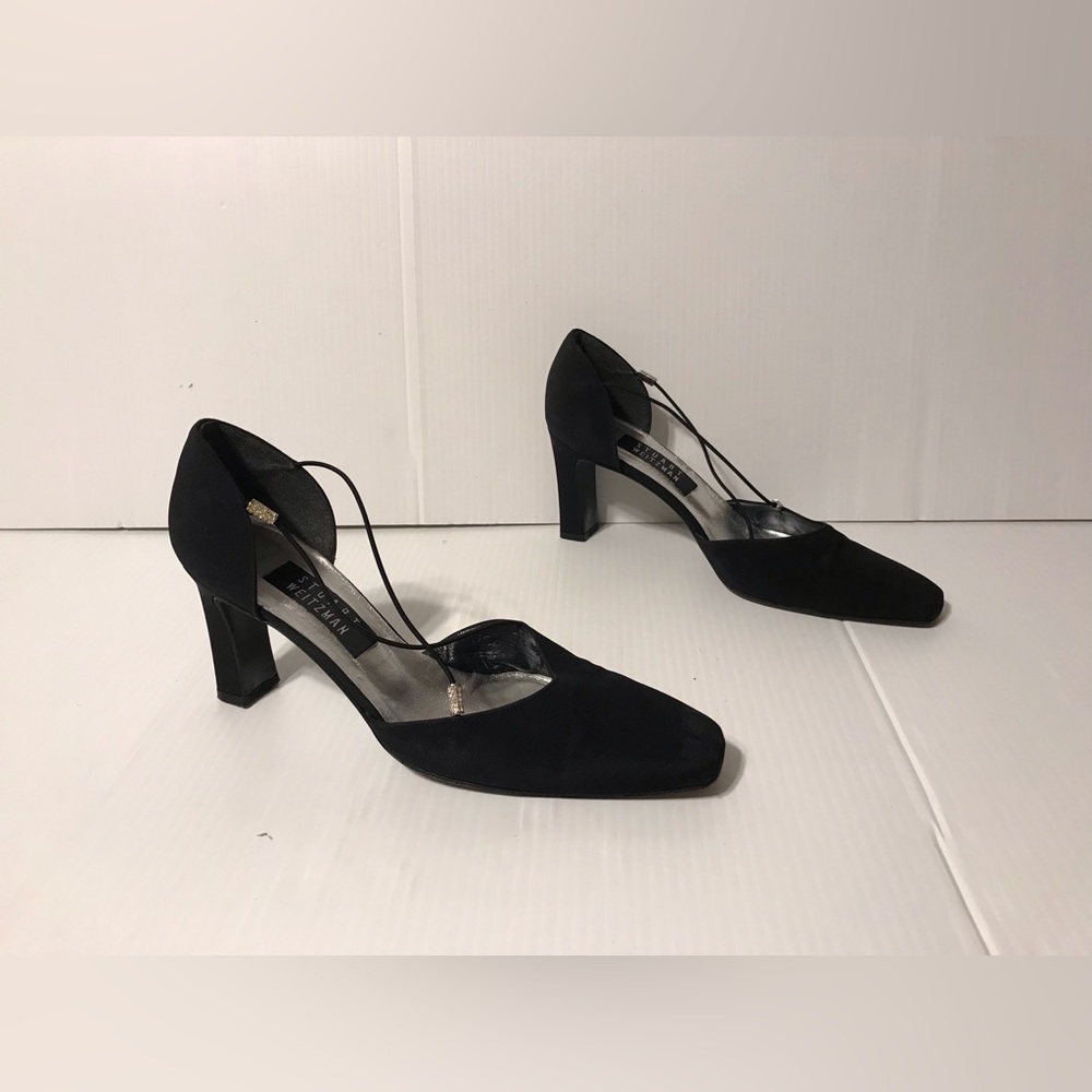 Stuart Weitzman black pump heel shoes fits size 8